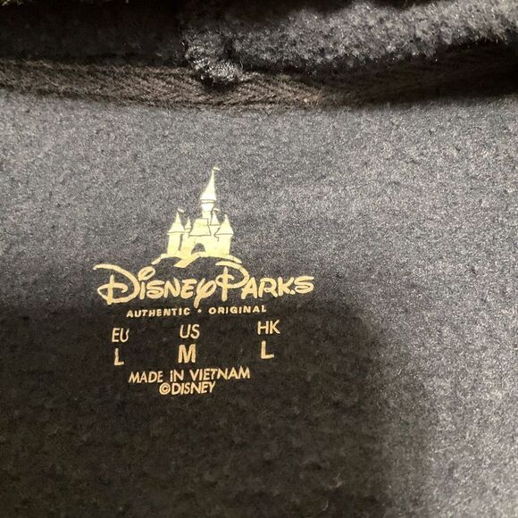 Vintage Disney Parks zip up Hoodie Navy and Yellow, Medium - Picture 5 of 7